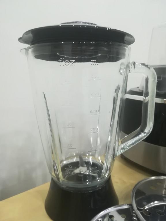 Smith & Nobel Stainless Steel Food Processor 1000W Blender Jug, TV