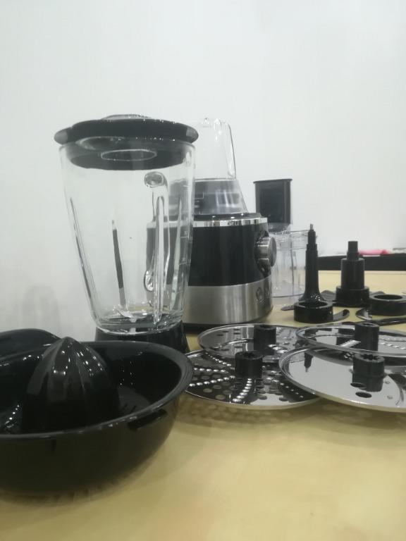 Smith & Nobel Stainless Steel Food Processor 1000W Blender Jug, TV