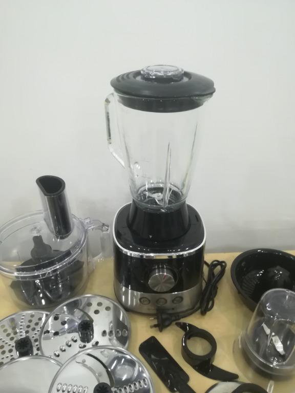 Smith & Nobel Stainless Steel Food Processor 1000W Blender Jug, TV