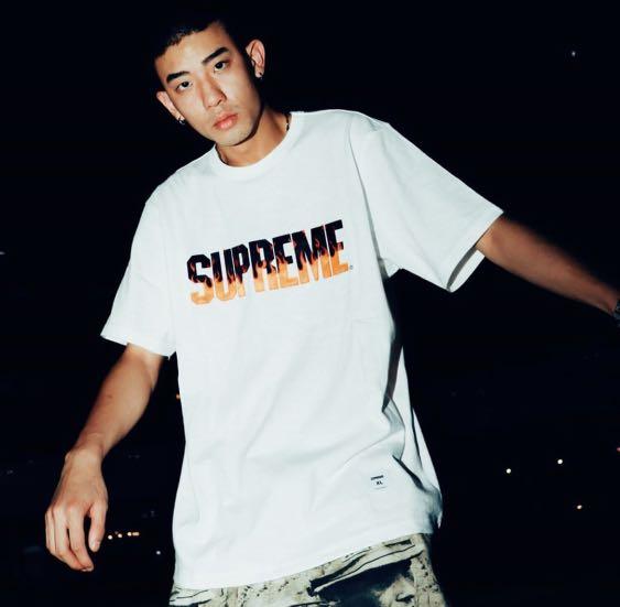 supreme flame shirt