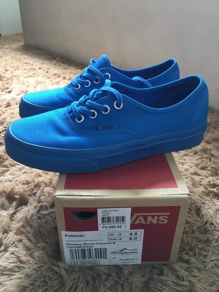 Vans triple blue mono
