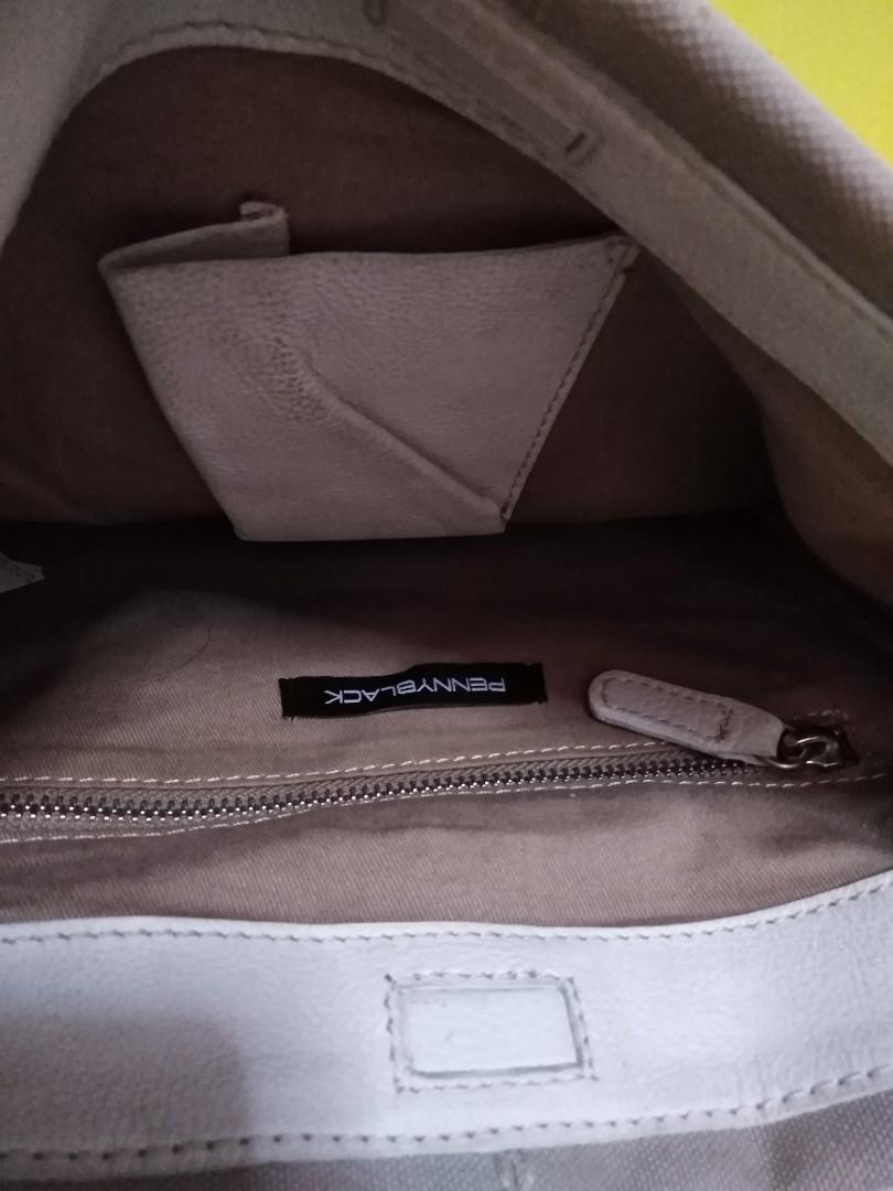 White Leather Sling Bag on Carousell