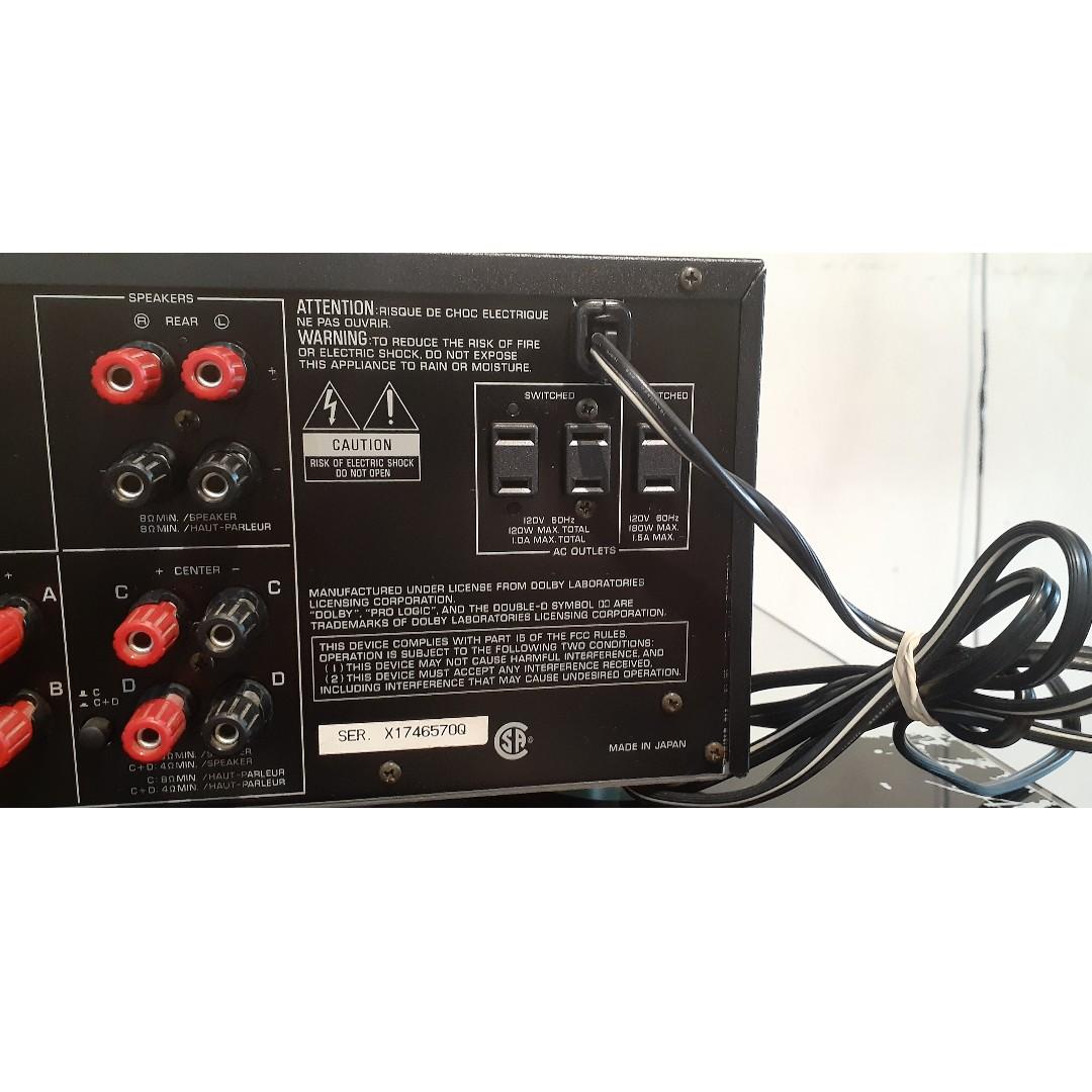 Yamaha RX-V990 500watts 5.1 Channel High Power Audio Video Receiver ...