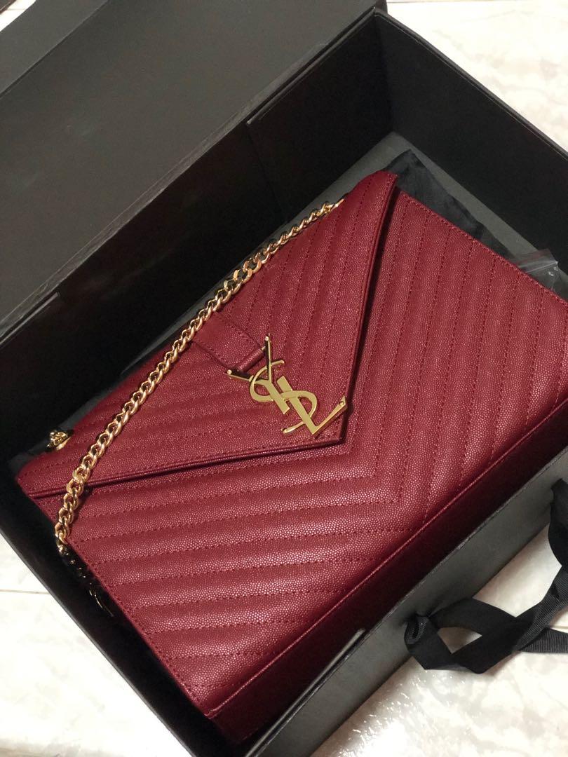 Replica YSL envelope bag Luxury Bags Wallets on Carousell
