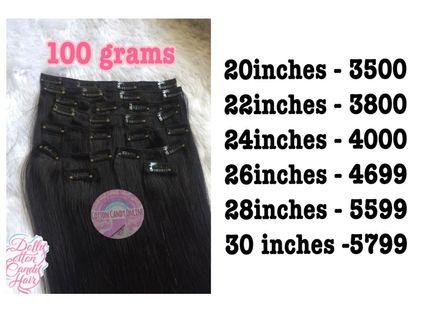 100g Human hair extensions 💯 human hair or money back