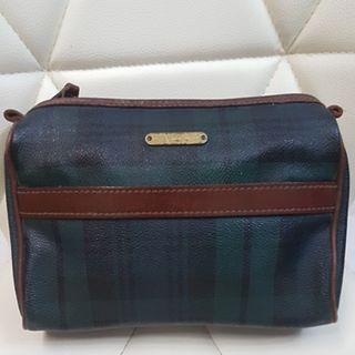 Vintage/Retro Classic Polo Ralph Lauren Signature Canvas Pouch/Clutch
