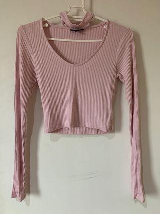Topshop cropped long sleeve