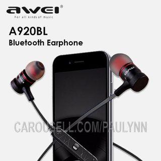 UPDATED STOCK AND PRICE! AWEI A920BL Bluetooth Earphone 