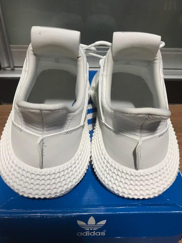 Adidas originals prophere discount sneakers in white