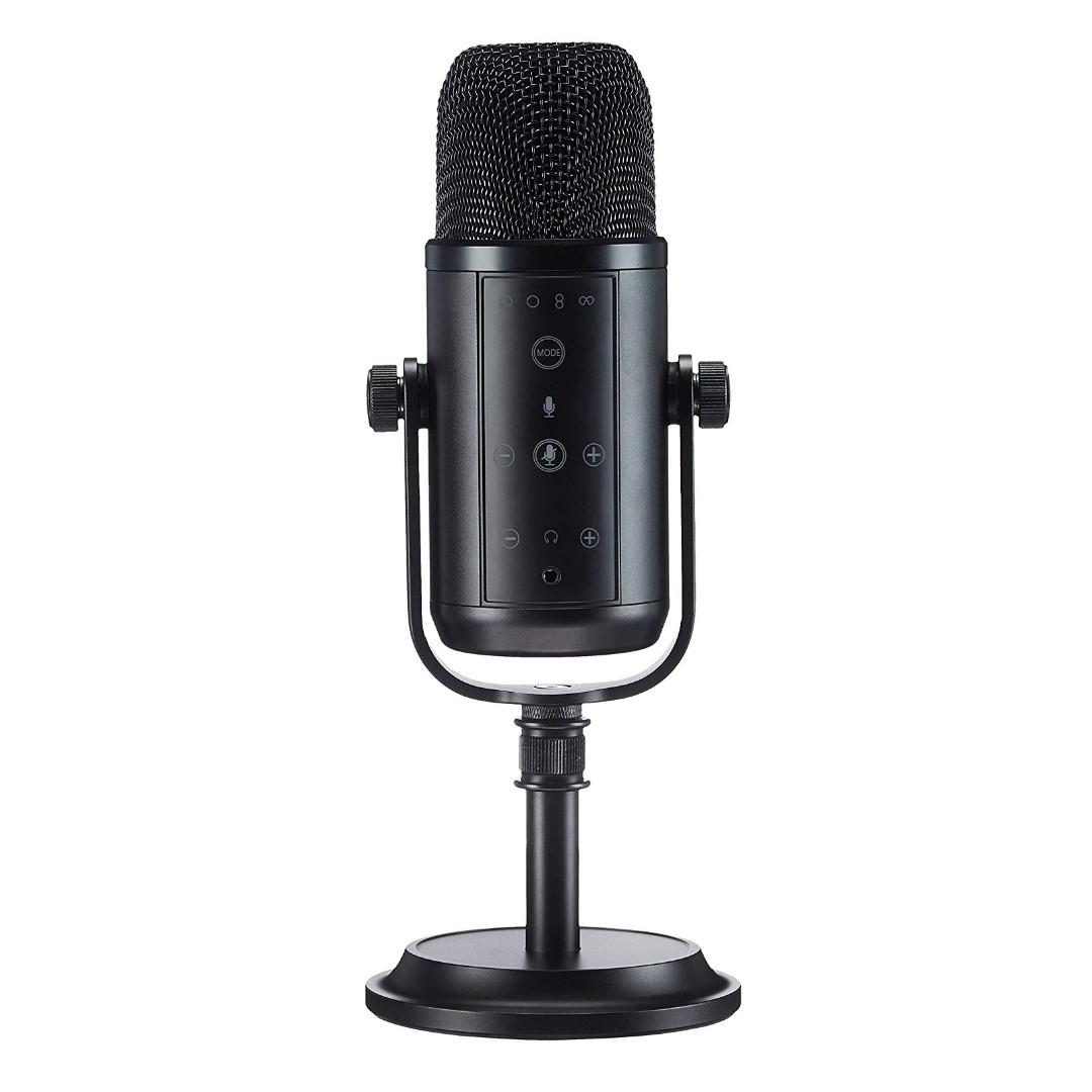 AmazonBasics Professional USB Condenser Microphone Black, Audio