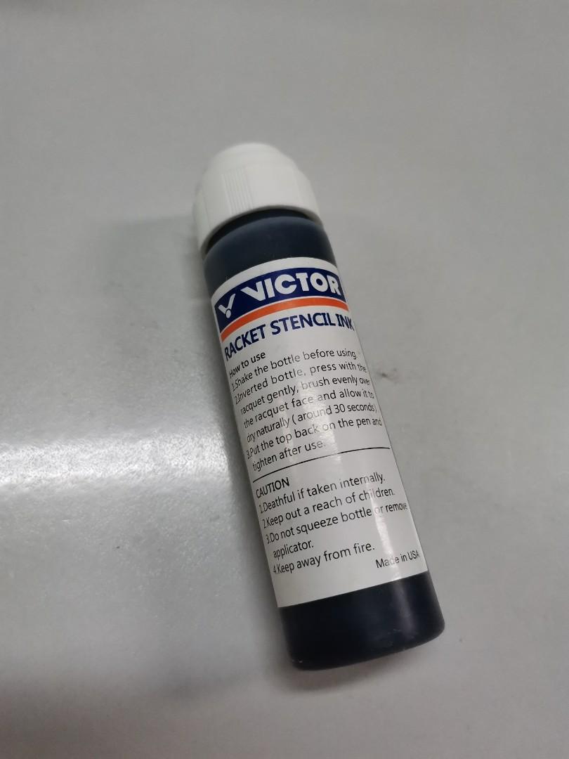 Badminton/Tennis Racket Stencil Ink, Sports Equipment, Sports & Games
