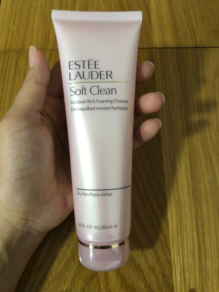 estee lauder soft clean moisture rich foaming cleanser