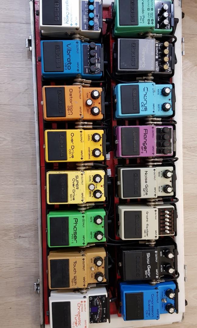 Vintage Boss Pedals From 80s 90s 2 Music Media Music