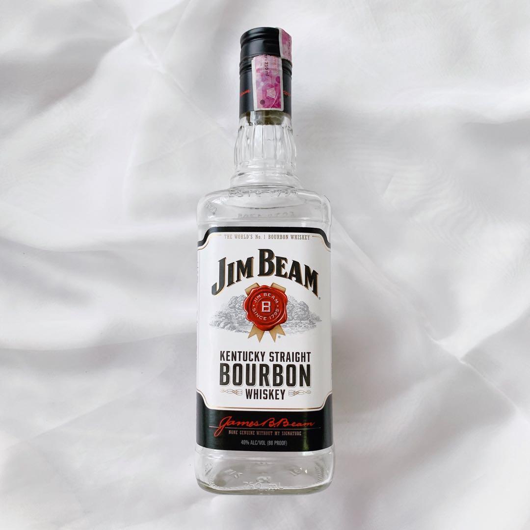 BOTOL KOSONG JIM BEAM BOURBON LIQUOR BOTTLE