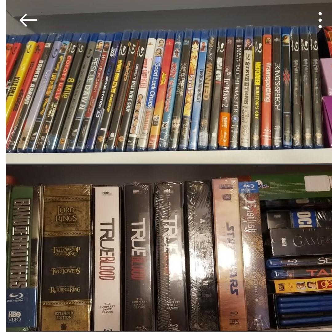 Brand New And Sealed Huge Collection Of Blu Ray Classics And Box