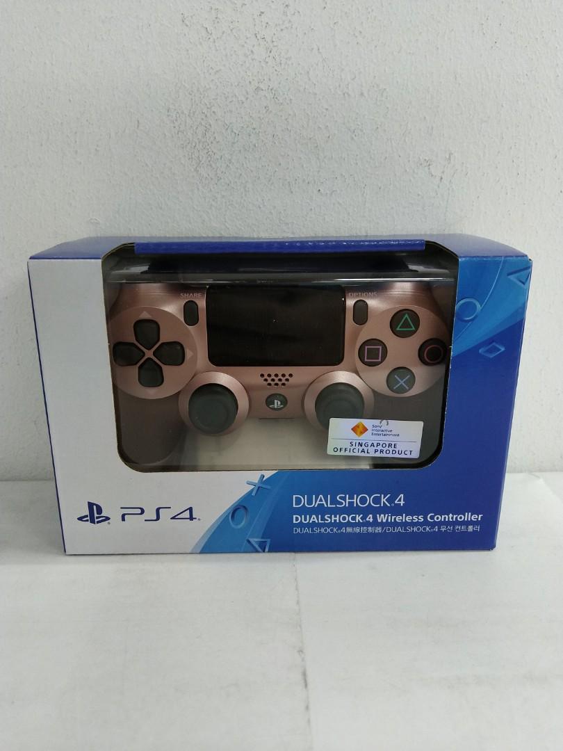controller rose gold ps4