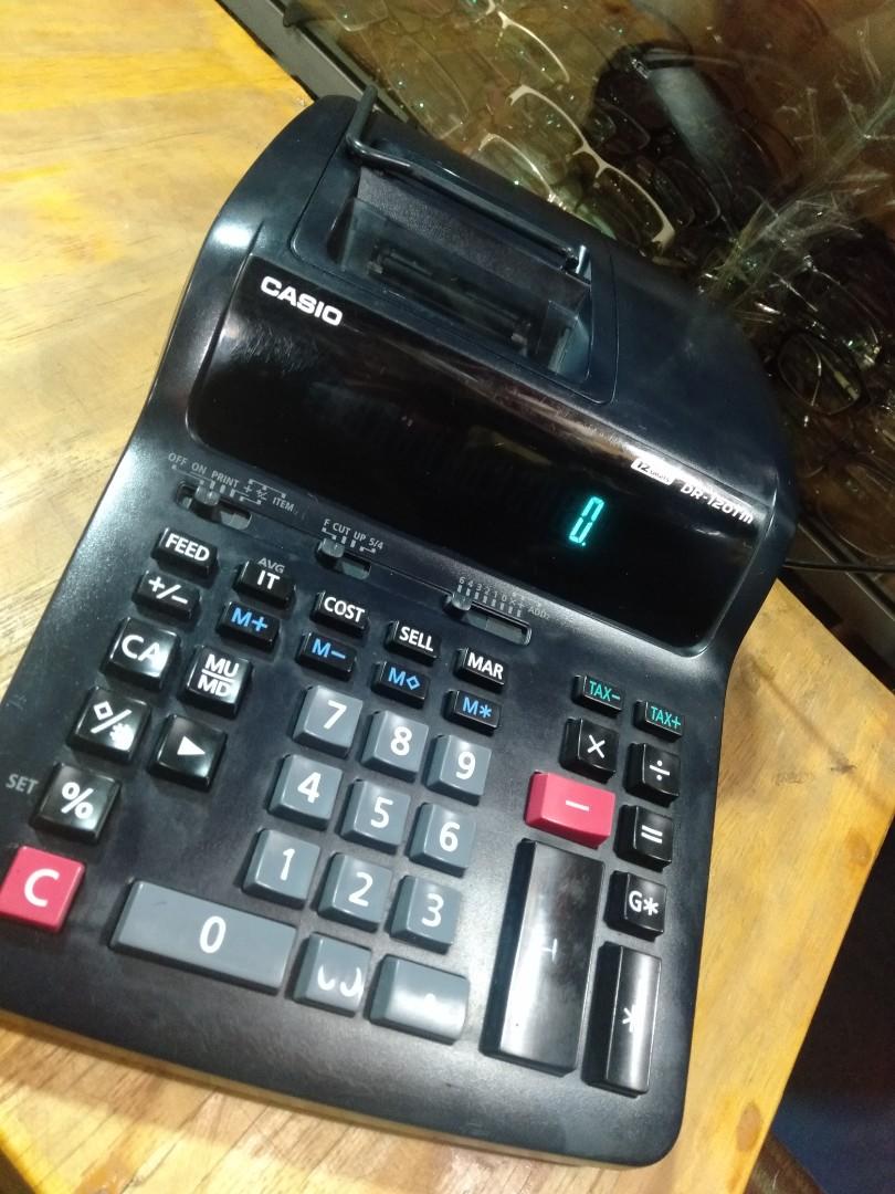 Calculator Casio Dr 120 Tm Elektronik Lainnya Di Carousell