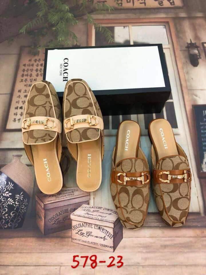Coach Sandals Women s Fashion Footwear Flats Sandals on Carousell