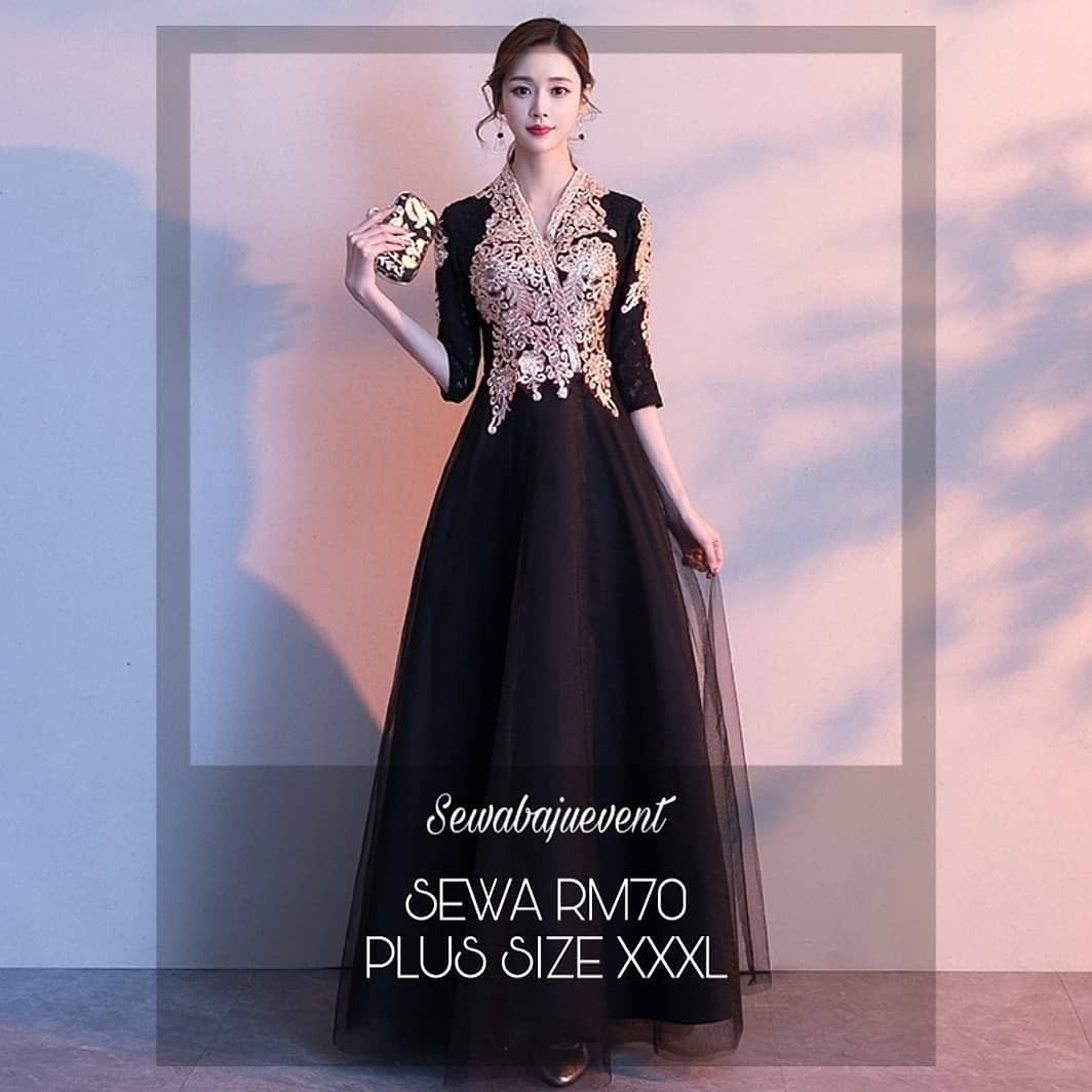 sewa baju dinner plus size