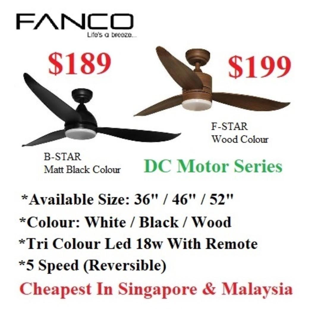 Fanco Ceiling Fan Fanco B Star Fanco F Star Ceiling Fan