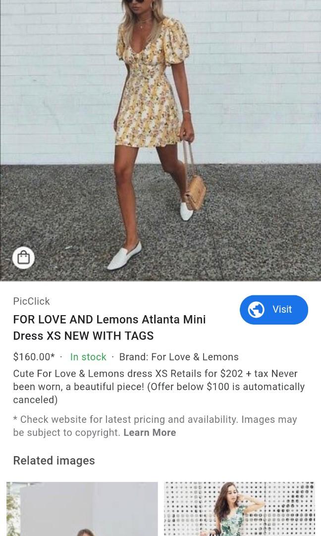 for love and lemons atlanta mini dress