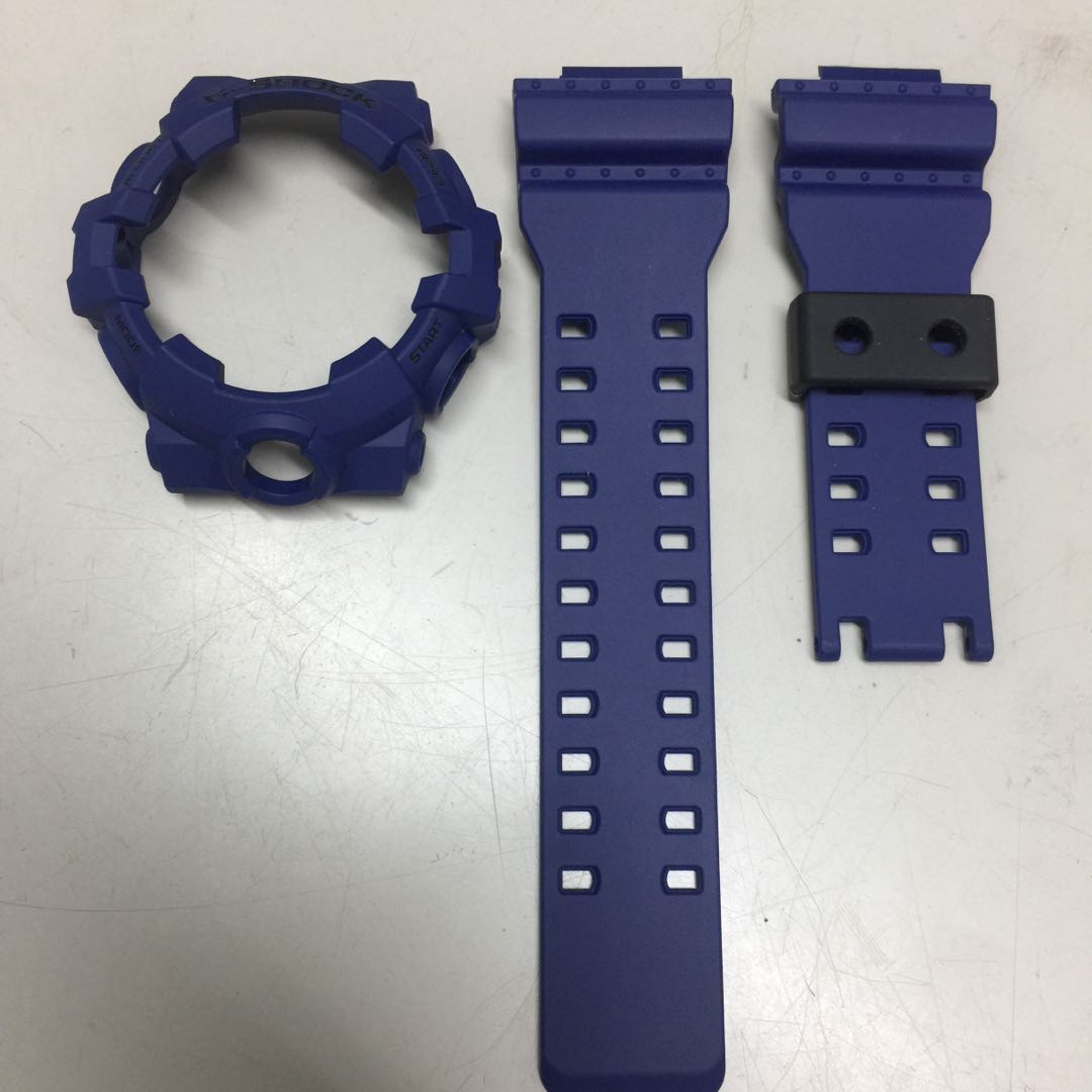 navy blue replacement band and bezel 