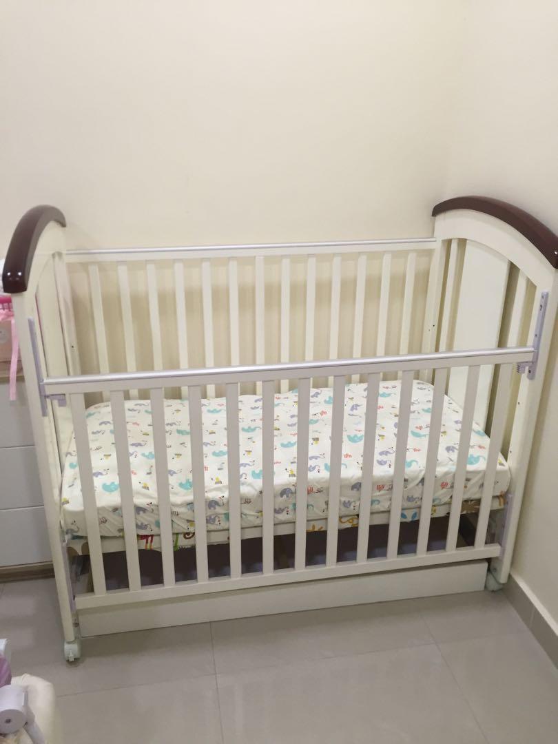 Getha Baby Cot Solid Wood Babies Kids Others On Carousell