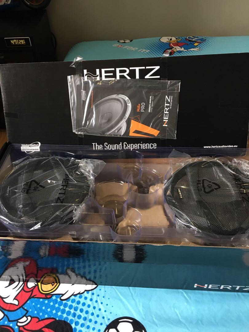 Hertz car speakers set and sub woofer, Car Accessories, Accessories on