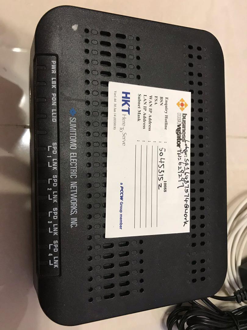 HKT netvigator modem, 電腦＆科技, 電腦周邊及配件, Wifi及上網相關產品 Carousell