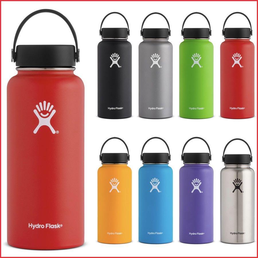 hydro flask double wall vacuum insulated stainless steel sports water bottle