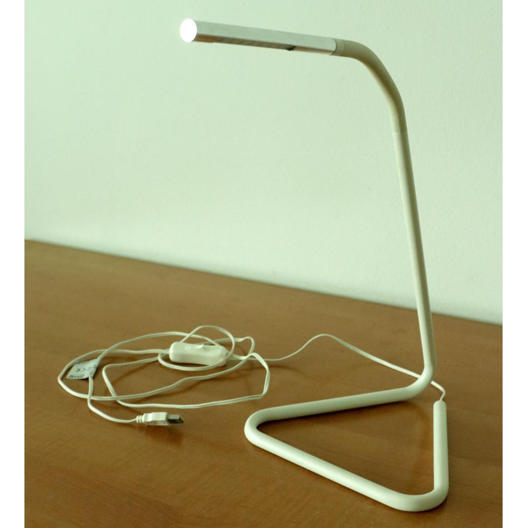 Ikea Harte White Usb Led Work Lamp Car Accessories Electronics