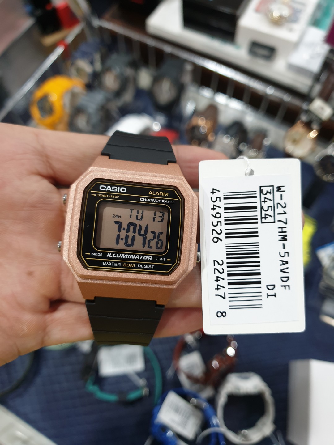 Jam casio rose clearance gold original