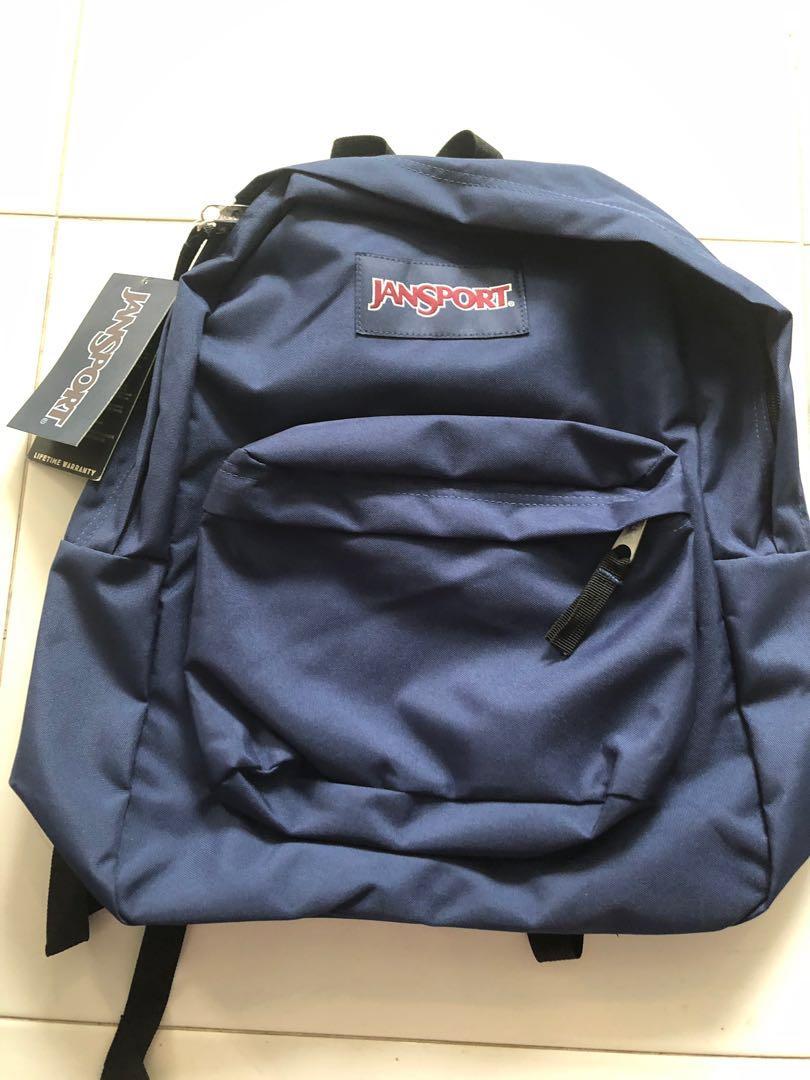 jansport superbreak backpack navy