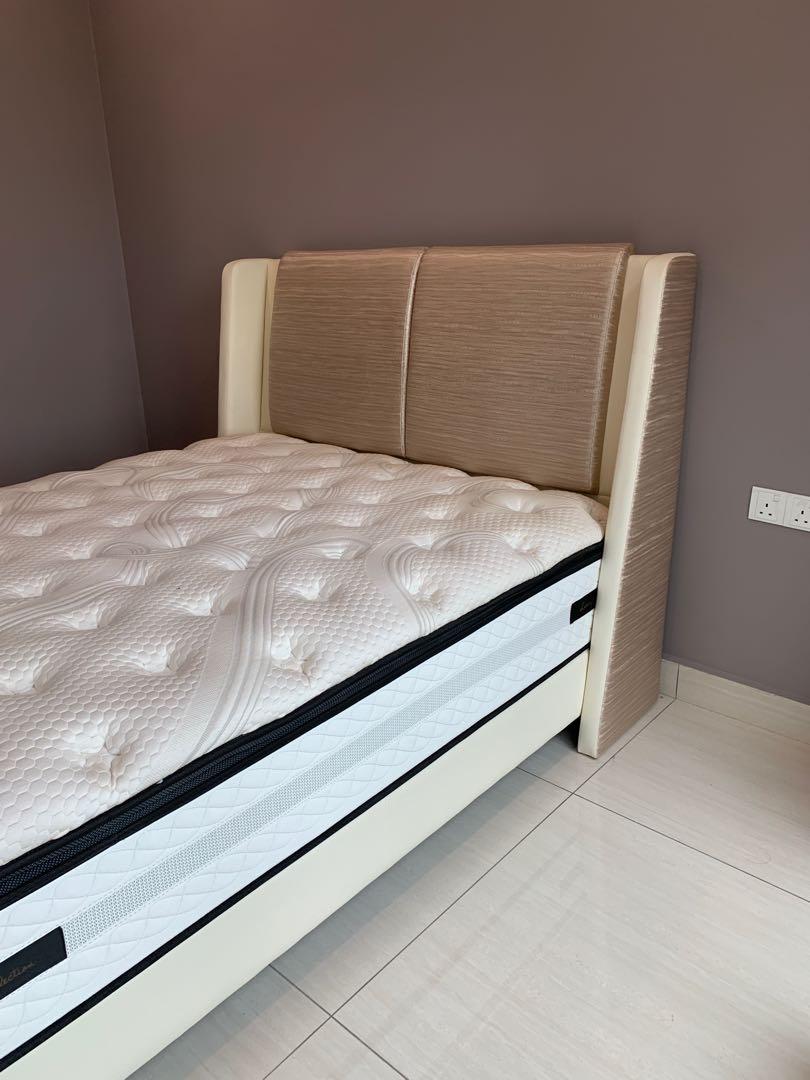 King Koil Queen Bed Set (Divan+Mattress), Furniture & Home Living