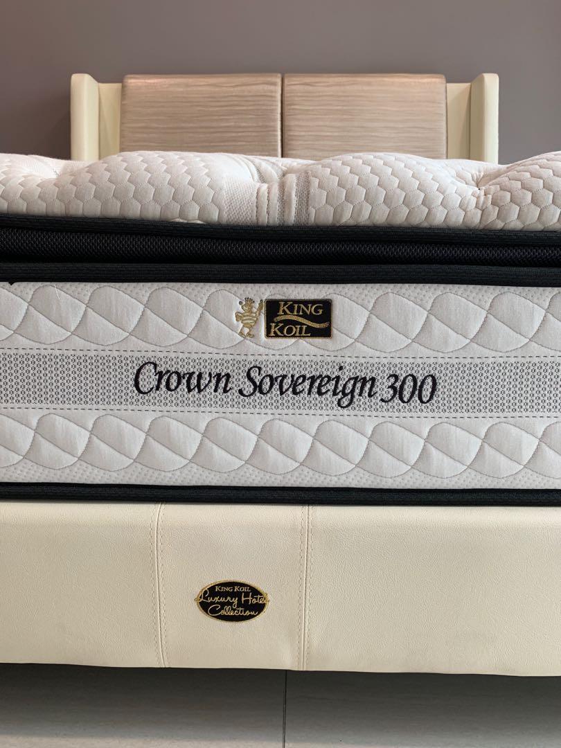 King Koil Queen Bed Set (Divan+Mattress), Furniture & Home Living