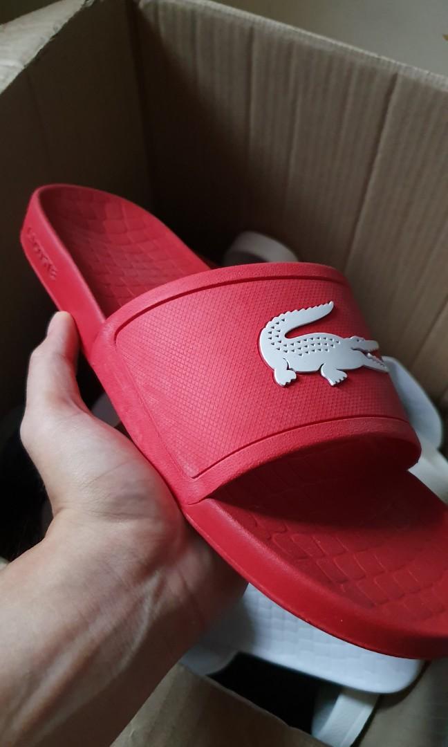 Lacoste frasier slide on sale