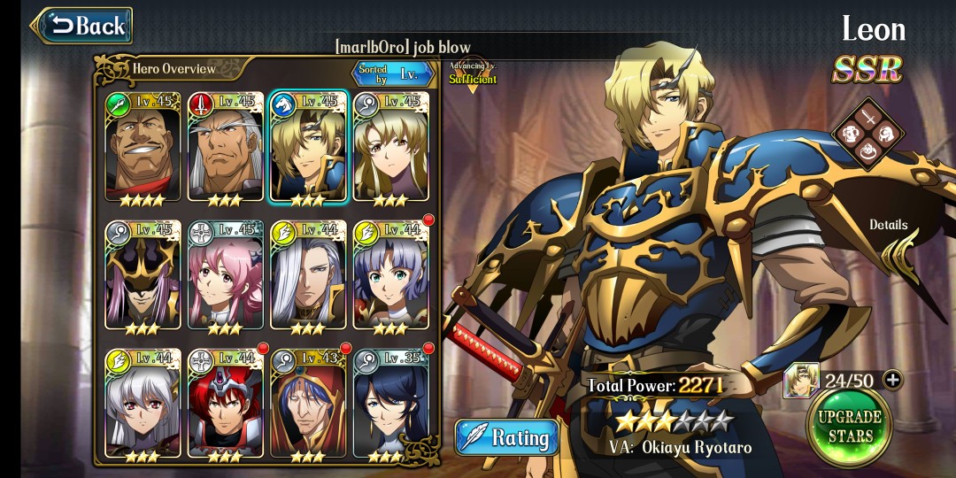 Langrisser SEA Mobile (8x SSR Heroes & 8x SSR Equipment), Video Gaming