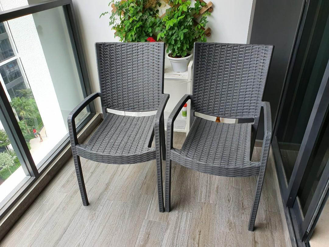 like new ikea innamo outdoor chairs one pair available
