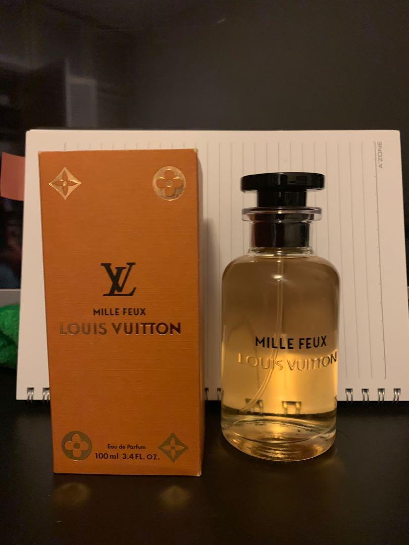 LOUIS VUITTON MILLE FEUX 3.4 Oz Bottle Eau de Parfum 95% Full Unisex Perfume