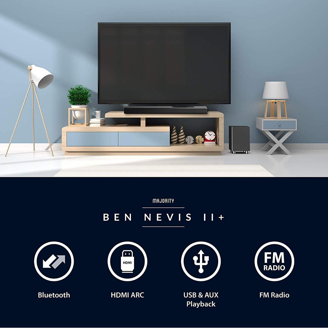 Majority 150w tv sound bar on sale