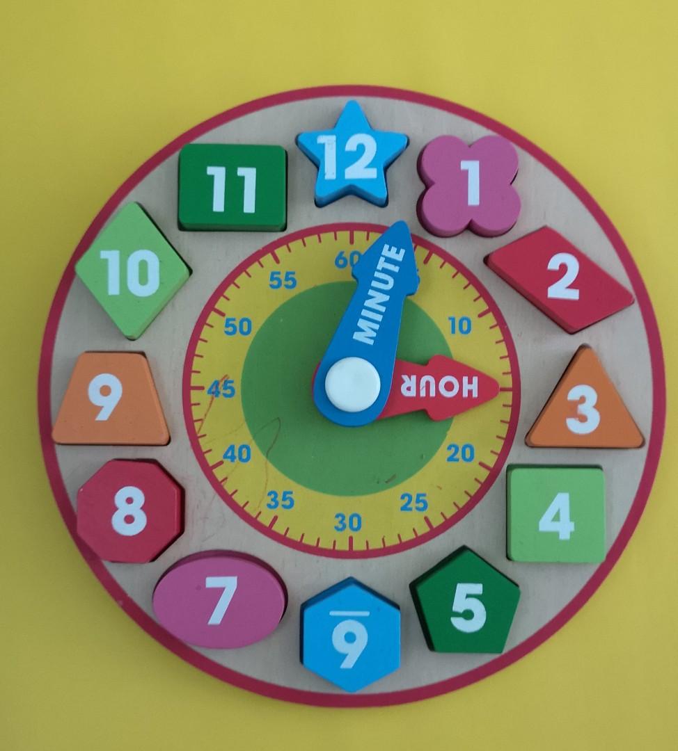 melissa and doug clock puzzle