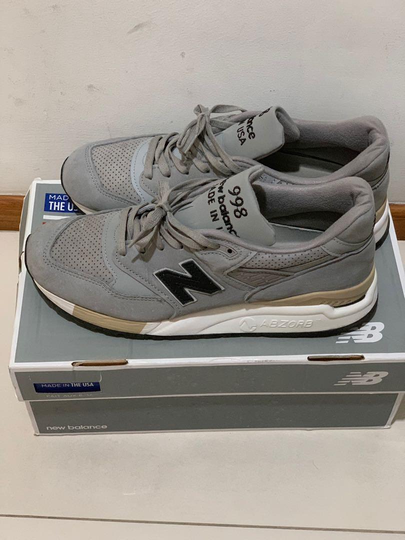 Handschrift Ampère vocaal New Balance 998 Made in USA, Men's Fashion, Footwear, Sneakers on Carousell