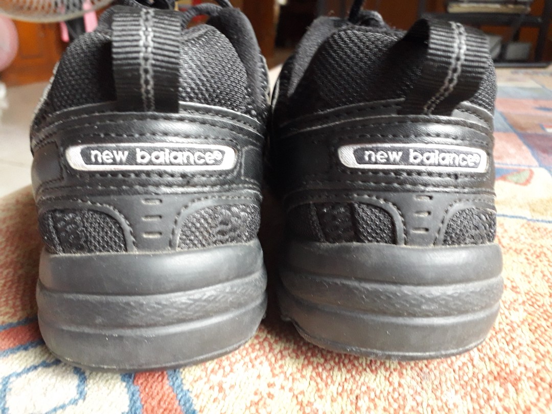 new balance black rubber shoes