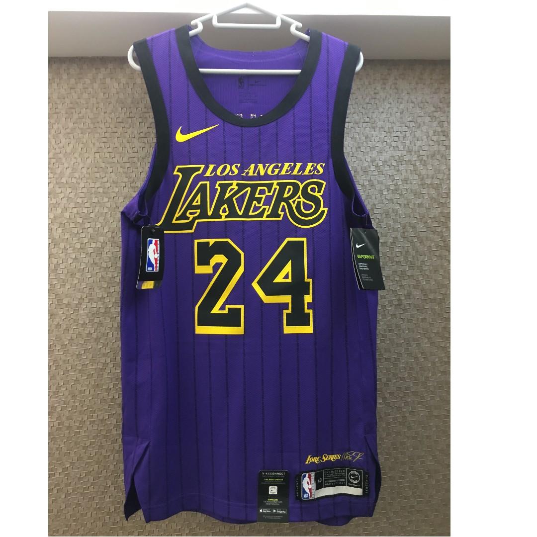 Kobe bryant city edition hot sale authentic