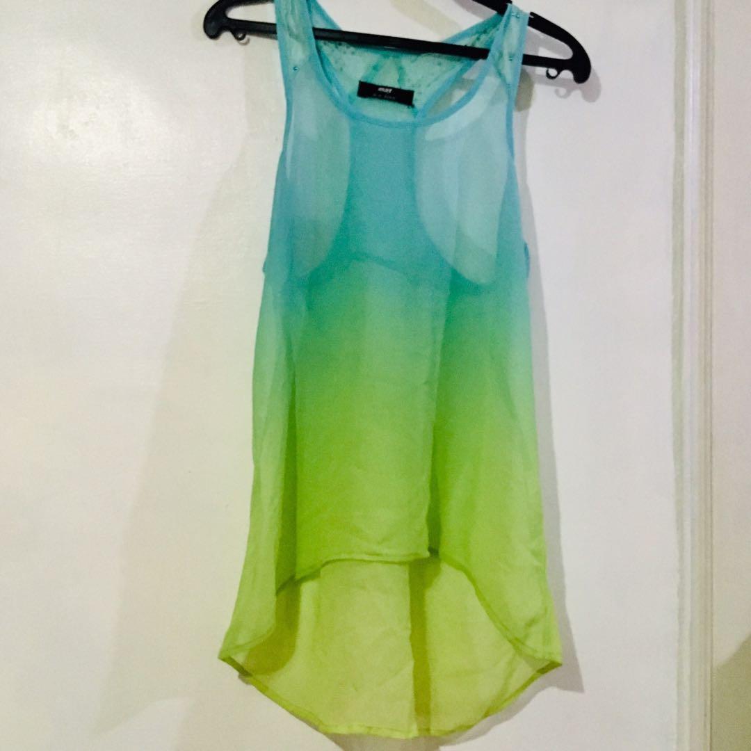 Ombre see thru sando (Category: Traditional & Ethnic wear) located in Cavite. Submitted by PikaHi (Listing ID 251264080, Image 1). Description: •99% condition.