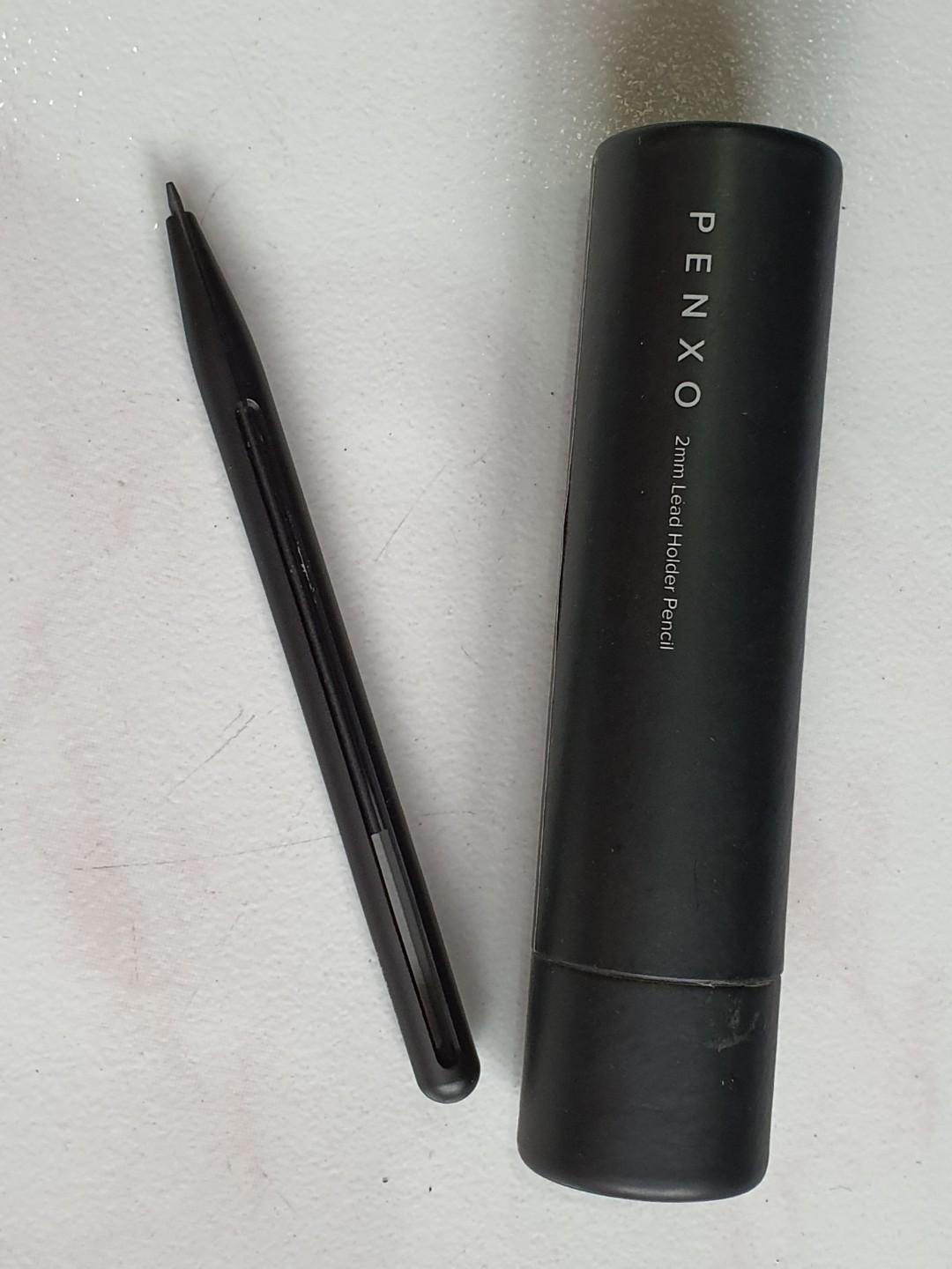 Penxo 2mm Lead Holder Black Pencil (with Accessories), Hobbies & Toys