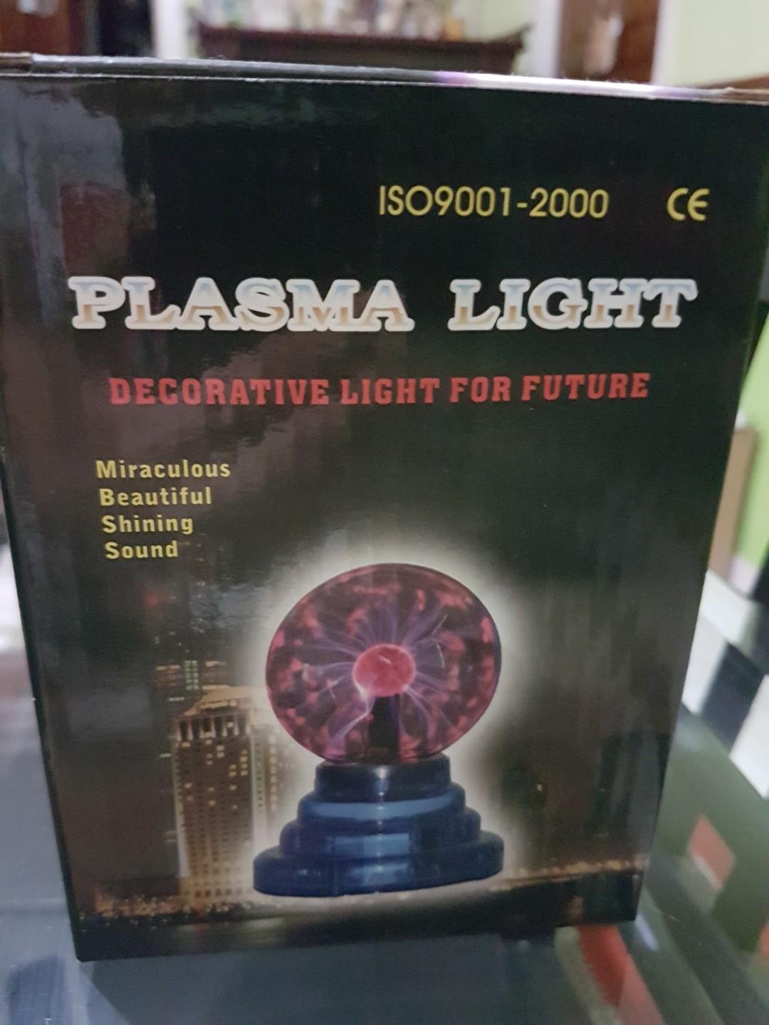 Plasma Light (Category: Lighting) located in Singapore. Submitted by grcdz (Listing ID 251382421, Image 1). Description: Plasma light, night lamp for kids. Never used, just tried on today to check and its working. Batteries used to test will be included.