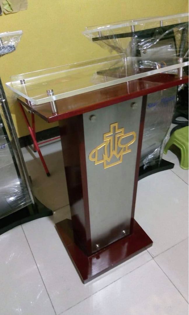 Podium Pulpit Rostrum Lectern, Furniture & Home Living, Office