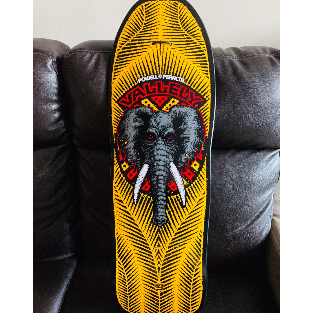 Powell Peralta Mike Vallely Elephant Yellow Reissue, Sports 