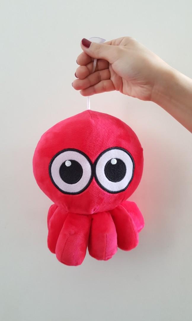 red octopus stuffed animal